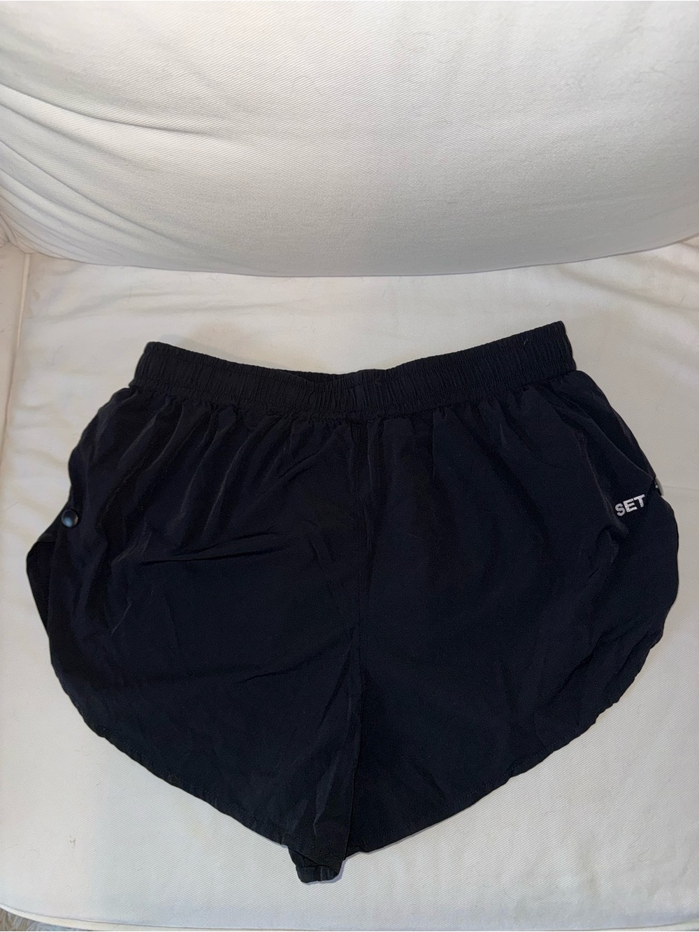 SET Active Black Athletic Shorts unlined